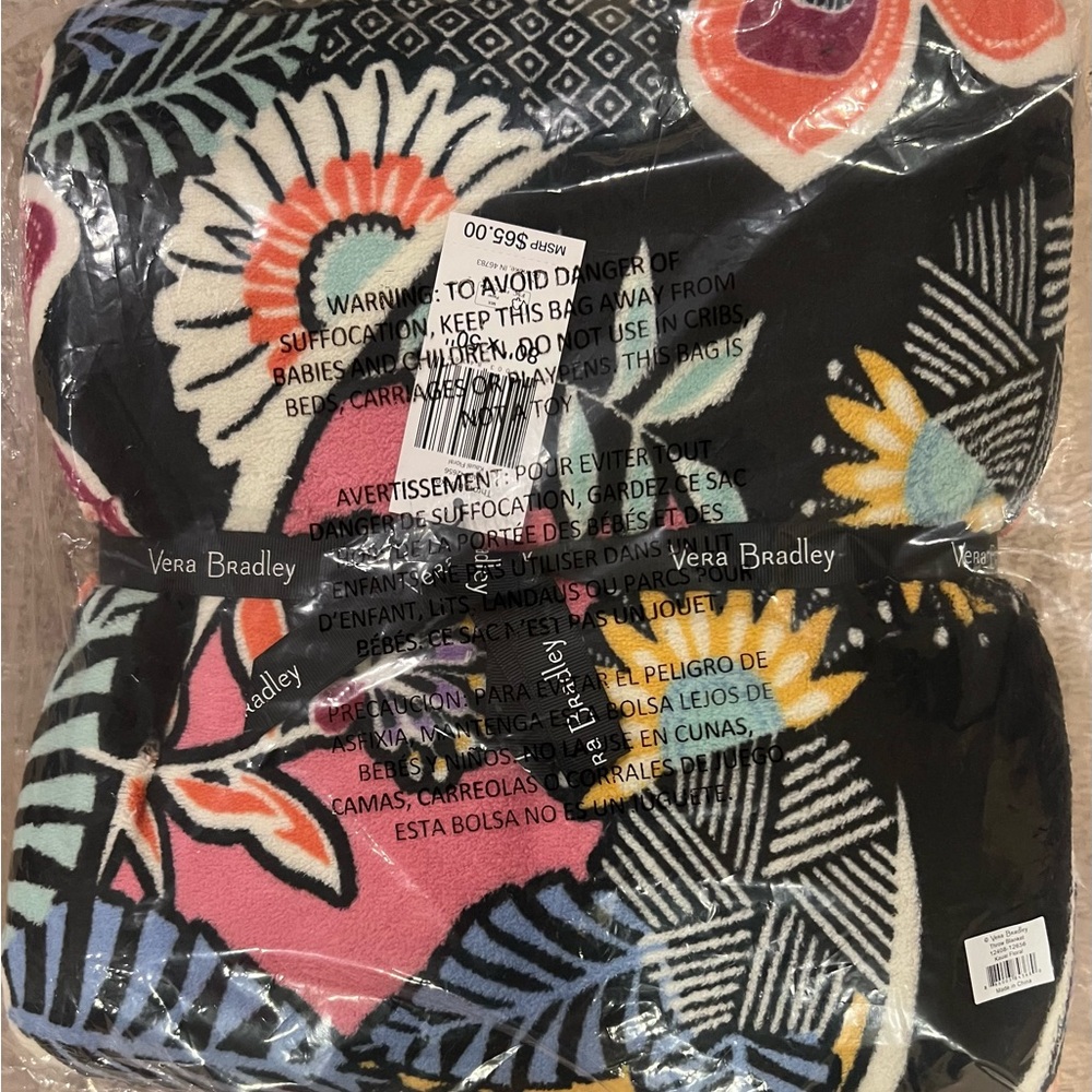 Vera Bradley Kauai Floral Throw Blanket